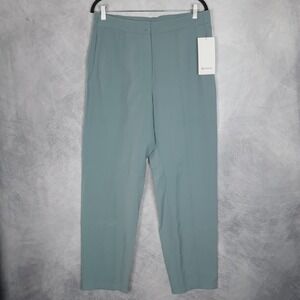 Lululemon Dynamic Days Pants Womens 32 Green Travel High Rise Fit Trousers
